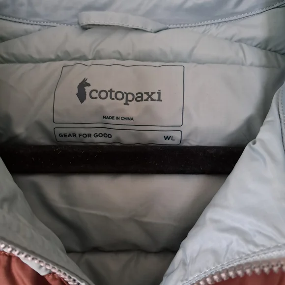 Cotopaxi Blue and Multicolor Puffer Vest - Picture 2 of 7